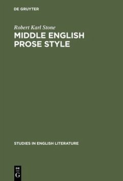 Middle English prose style - Stone, Robert Karl