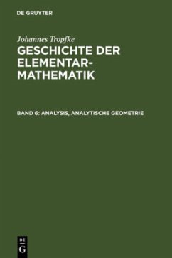 Analysis, analytische Geometrie - Tropfke, Johannes