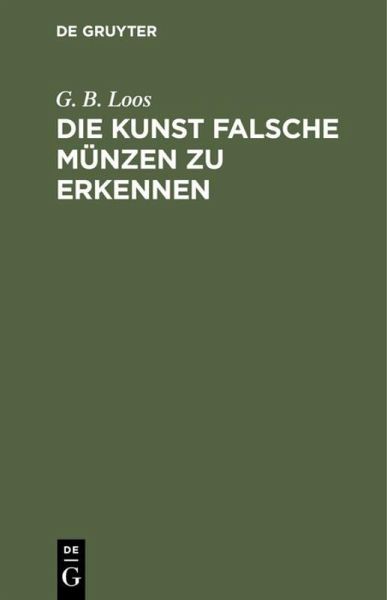 Die Kunst falsche Münzen zu erkennen Die Kunst falsche Münzen zu erkennen