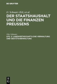 Landwirthschaftliche Verwaltung und Gestütsverwaltung - Schwarz, Otto