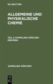 Allgemeine und physikalische Chemie. Teil 2