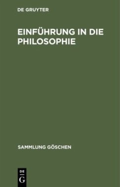 Cover Einführung in die Philosophie
