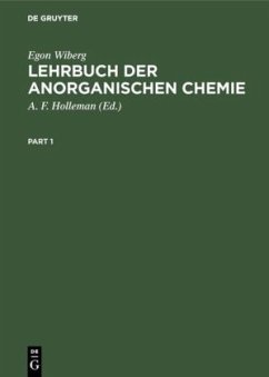 Lehrbuch der anorganischen Chemie - Wiberg, Egon