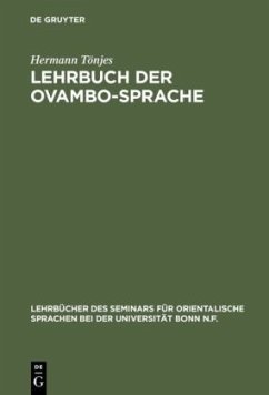 Lehrbuch der Ovambo-Sprache - Tönjes, Hermann