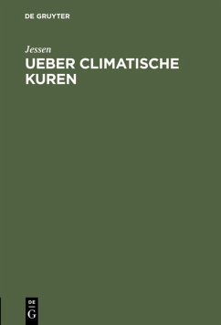 Cover Ueber climatische Kuren