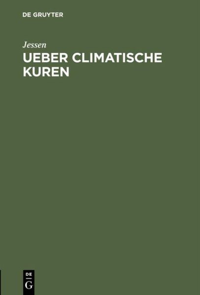 Ueber climatische Kuren