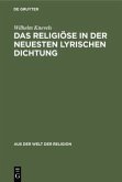 Das Religiöse in der neuesten lyrischen Dichtung