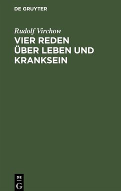 Cover Vier Reden über Leben und Kranksein