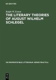 The literary Theories of August Wilhelm Schlegel