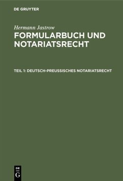 Cover Deutsch-preußisches Notariatsrecht