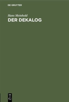 Der Dekalog - Meinhold, Hans
