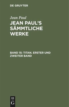 Titan. Erster und zweiter Band - Paul, Jean