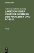 Gotthold Ephraim Lessing: Laokoon oder... - Bild 1