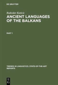 Ancient Languages of the Balkans - Katicic, Radoslav