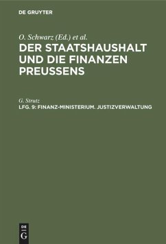 Finanz-Ministerium. Justizverwaltung - Strutz, G.