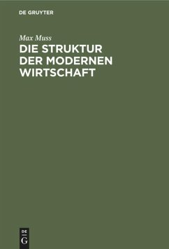 Cover Die Struktur der modernen Wirtschaft