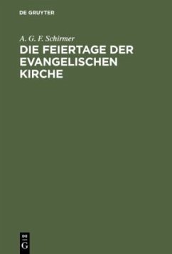 Cover Die Feiertage der evangelischen Kirche