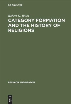 Category formation and the history of religions