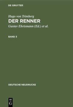 Hugo von Trimberg: Der Renner. Band 3 - Trimberg, Hugo von