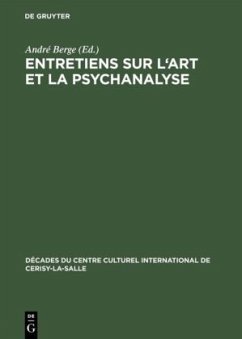 Cover Entretiens sur l'art et la psychanalyse