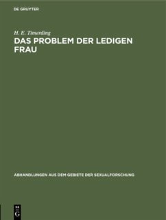 Cover Das Problem der ledigen Frau