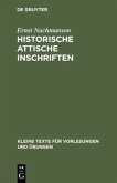 Historische attische Inschriften