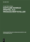 Gottlieb Konrad Pfeffel als Prosaschriftsteller