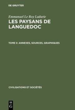 Annexes, sources, graphiques - Le Roy Ladurie, Emmanuel