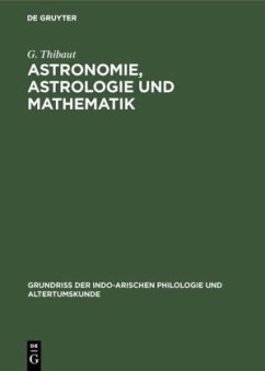 Astronomie, Astrologie und Mathematik - Thibaut, G.