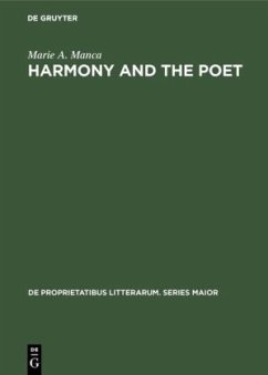 Harmony and the poet - Manca, Marie A.