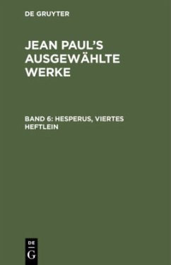 Hesperus, viertes Heftlein - Paul, Jean
