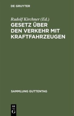 Gesetz über den Verkehr mit Kraftfahrzeugen