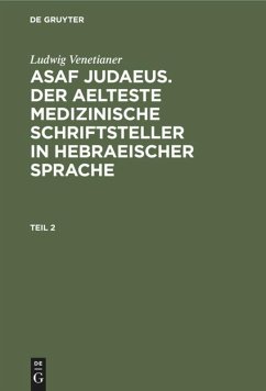 Cover Ludwig Venetianer: Asaf Judaeus. Teil 2