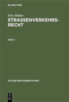 Strassenverkehrsrecht - Müller, Fritz