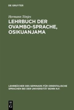 Lehrbuch der Ovambo-Sprache, Osikuanjama - Tönjes, Hermann