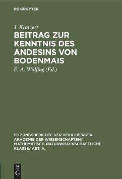Beitrag zur Kenntnis des Andesins von Bodenmais - Kratzert, J.