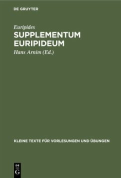Supplementum Euripideum - Euripides