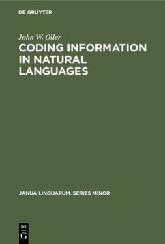 Coding information in natural languages - Oller, John W.