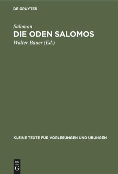 Die Oden Salomos - Salomon