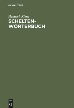Cover Schelten-Wörterbuch