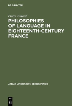 Philosophies of language in eighteenth-century France - Juliard, Pierre