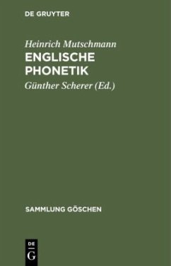 Englische Phonetik - Mutschmann, Heinrich
