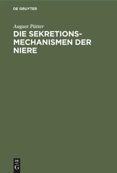 Cover Die Sekretionsmechanismen der Niere