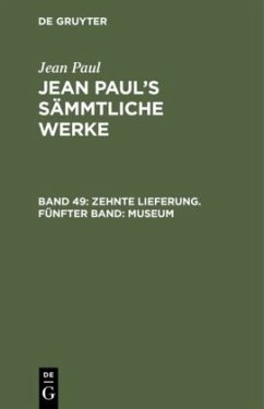 Zehnte Lieferung. Fünfter Band: Museum - Paul, Jean