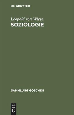 Soziologie - Wiese, Leopold von