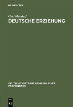 Deutsche Erziehung - Meinhof, Carl