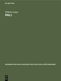 Pali - Geiger, Wilhelm