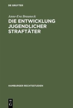 Cover Die Entwicklung jugendlicher Straftäter