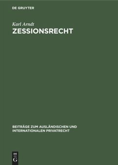 Zessionsrecht - Arndt, Karl