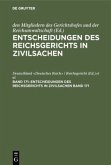 Entscheidungen des Reichsgerichts in Zivilsachen. Band 171